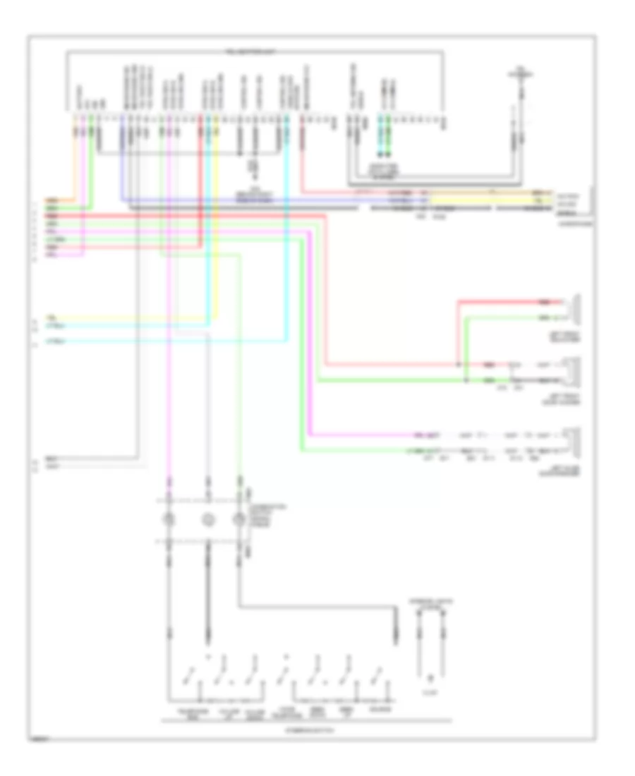 Radio Wiring Diagram, with Display Audio (2 of 2) for Nissan Quest SV 2014