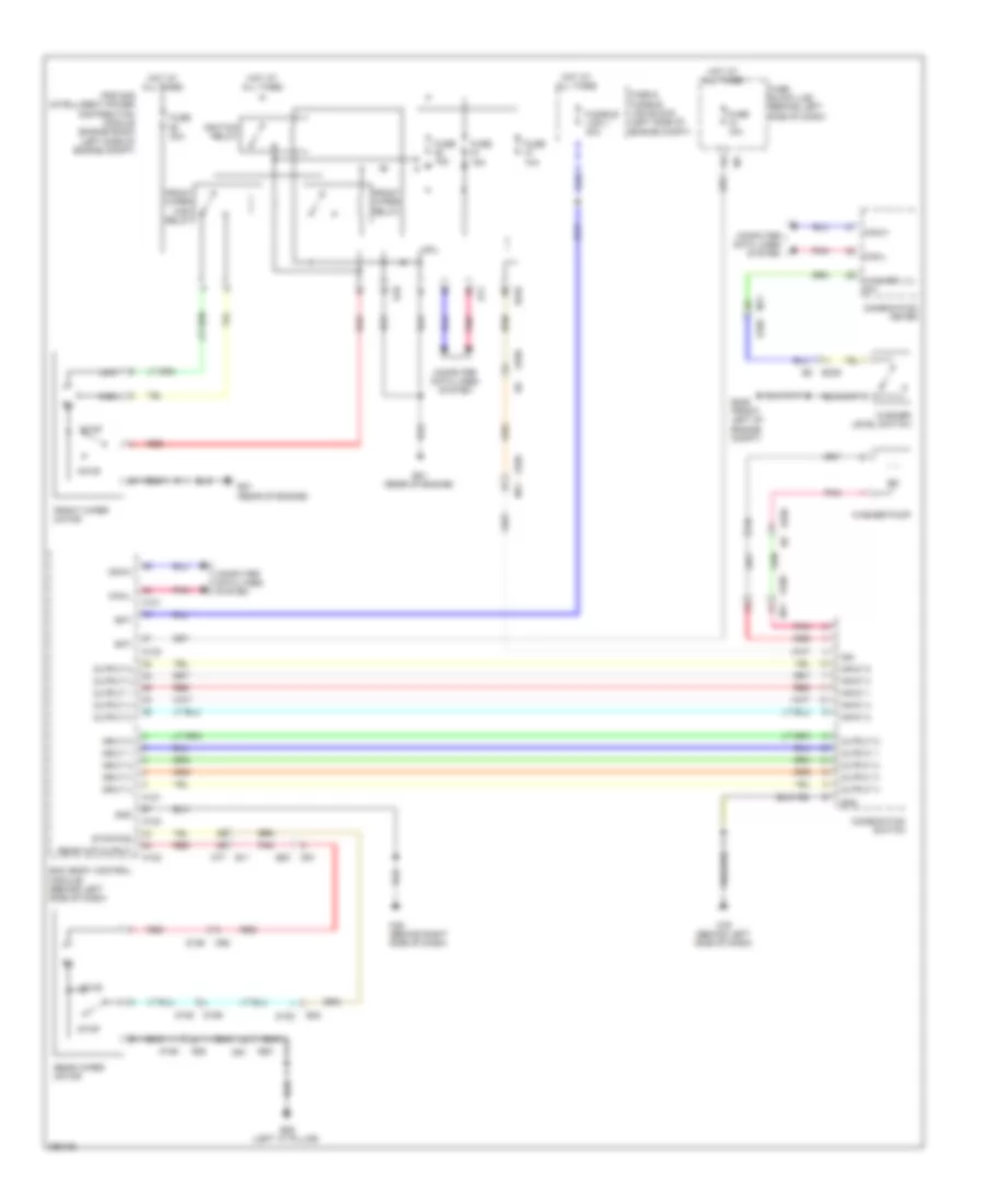 WiperWasher Wiring Diagram for Nissan Quest SV 2014