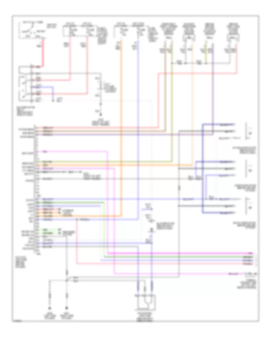Automatic A C Wiring Diagram 1 of 2 for Nissan Maxima GLE 2001