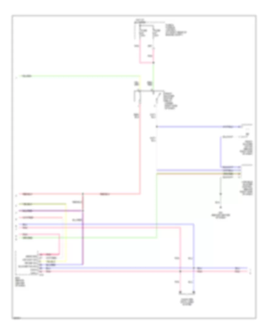 Automatic AC Wiring Diagram, with Navigation (2 of 3) for Nissan Titan SE 2007
