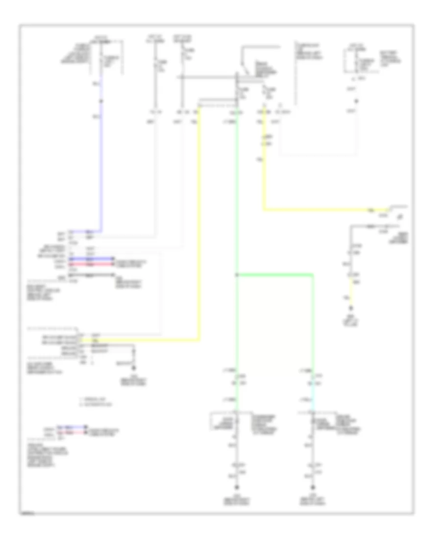 Defoggers Wiring Diagram for Nissan Quest SL 2014