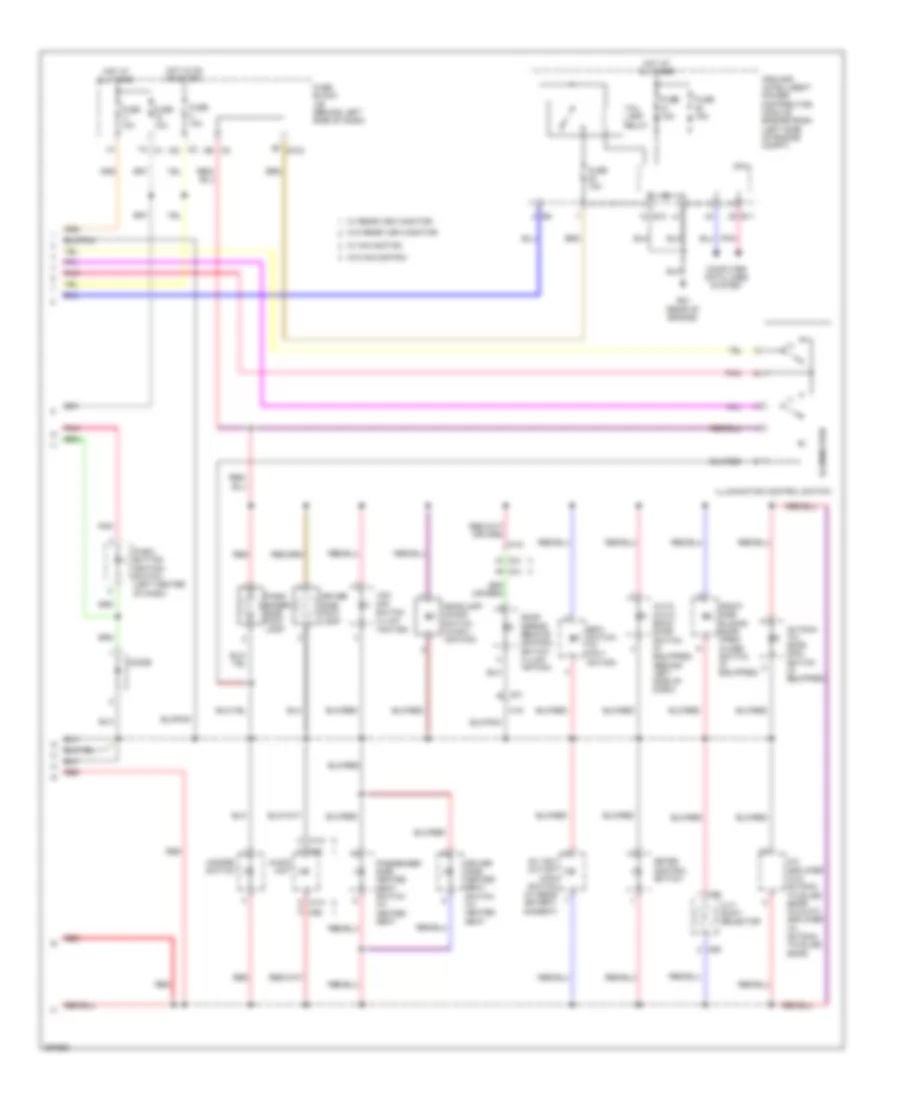 Instrument Illumination Wiring Diagram 2 of 2 for Nissan Quest SL 2014