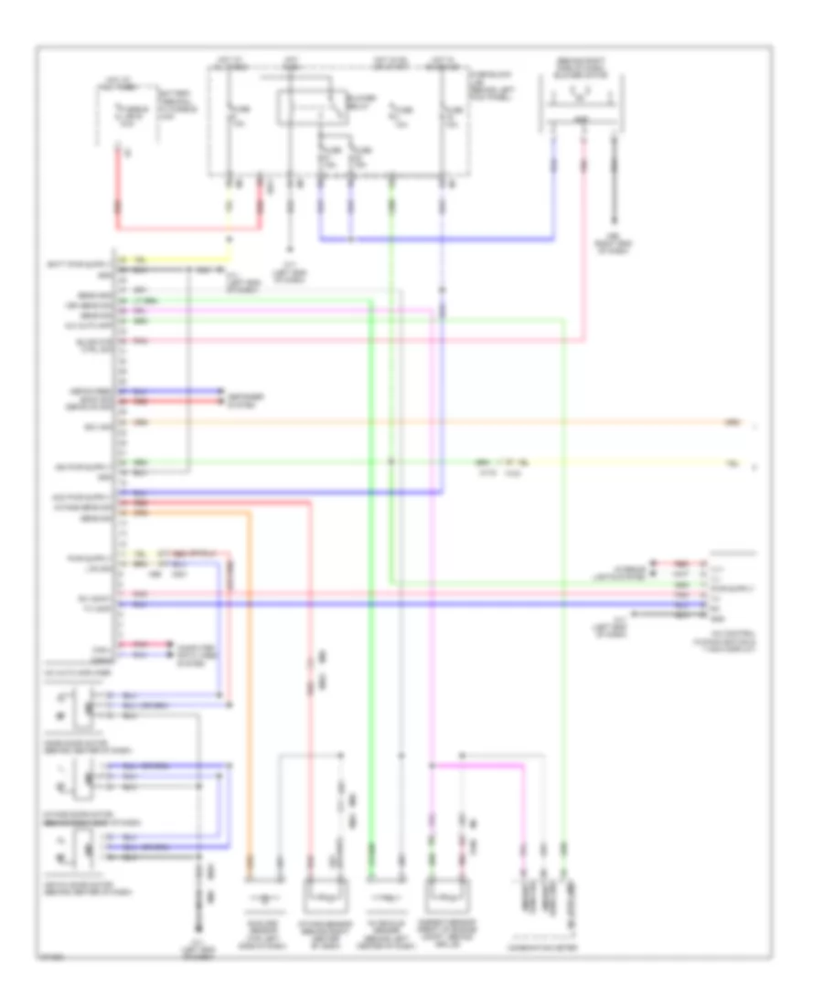 Automatic A C Wiring Diagram 1 of 2 for Nissan 370Z 2012