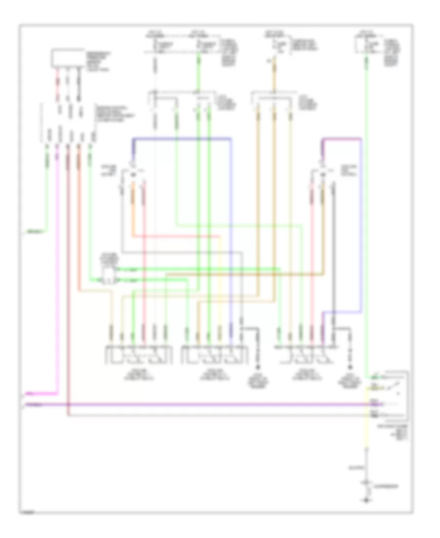 Manual A C Wiring Diagram 2 of 2 for Nissan Maxima GXE 2001