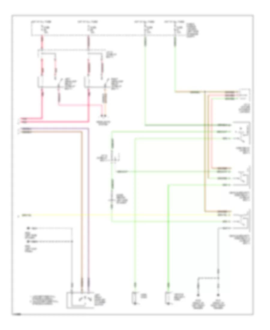 Anti-theft Wiring Diagram (2 of 2) for Nissan Maxima GXE 2001