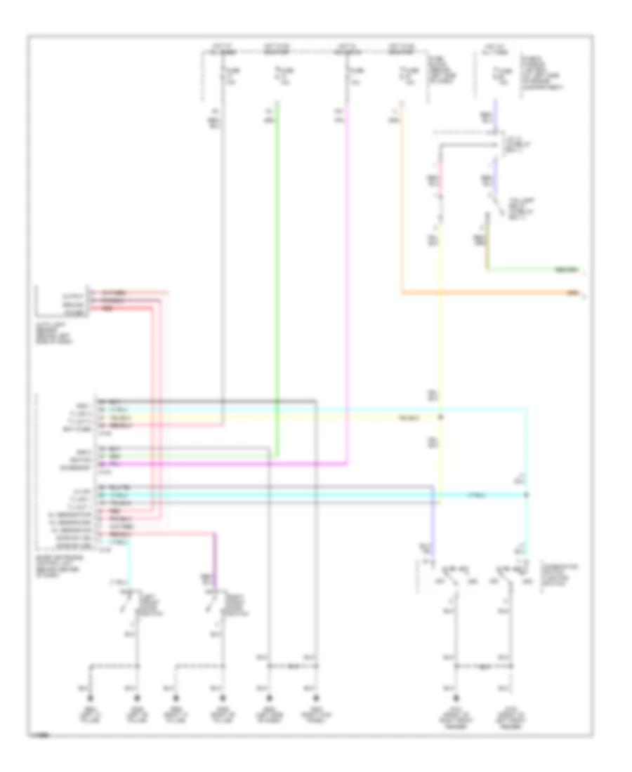 Instrument Illumination Wiring Diagram (1 of 2) for Nissan Maxima GXE 2001
