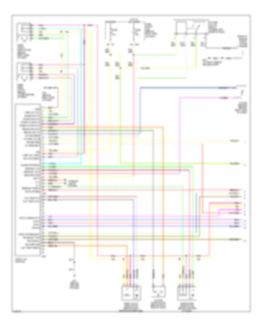 Manual AC Wiring Diagram (1 of 3) for Nissan Armada LE 2005