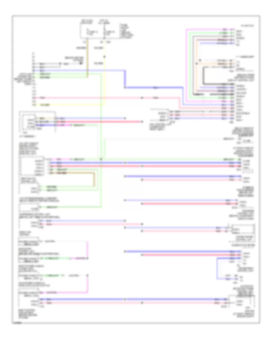Computer Data Lines Wiring Diagram for Nissan Armada LE 2005