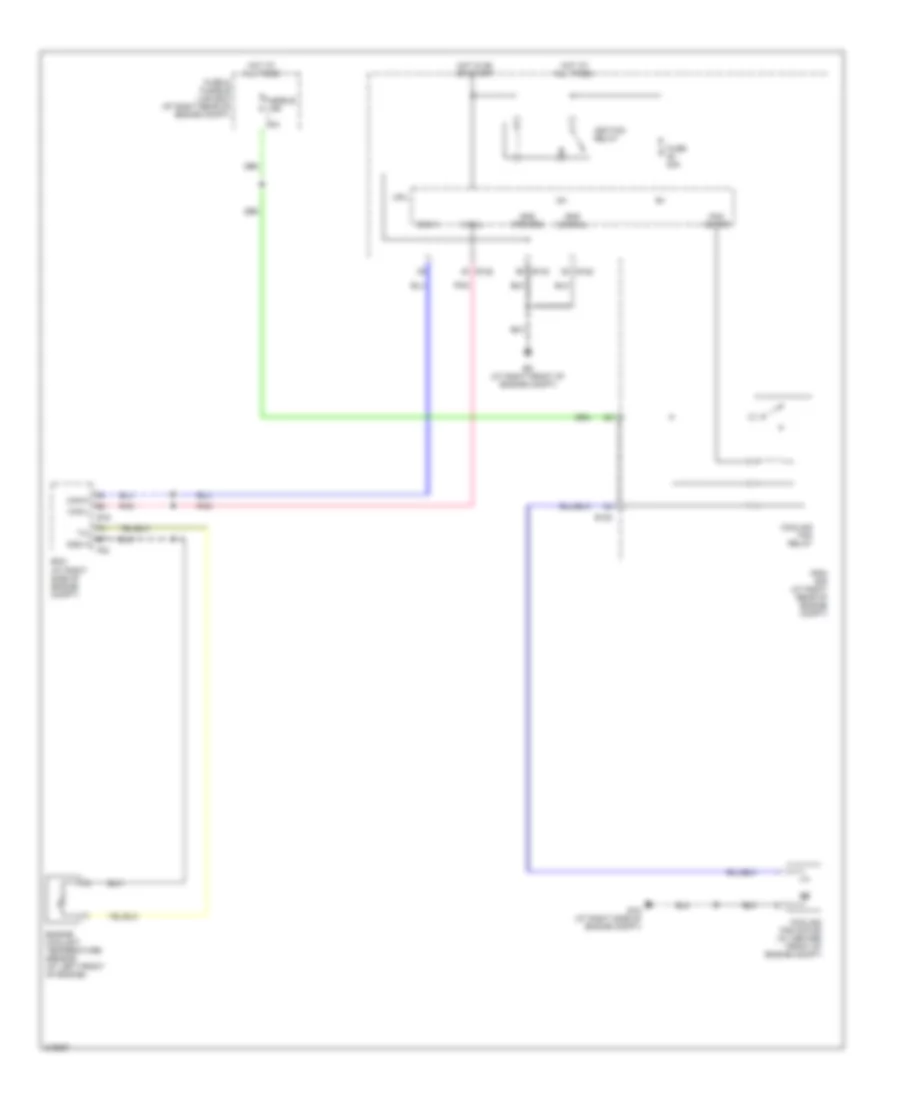 Cooling Fan Wiring Diagram for Nissan Armada LE 2005