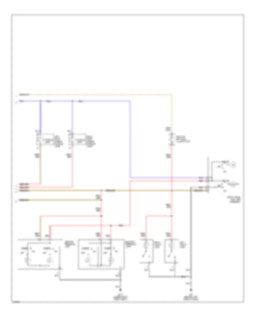 Courtesy Lamps Wiring Diagram 2 of 2 for Nissan Armada LE 2005