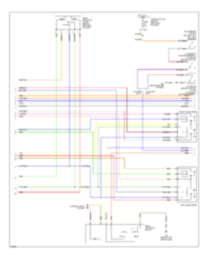 Memory Systems Wiring Diagram 2 of 3 for Nissan Armada LE 2005