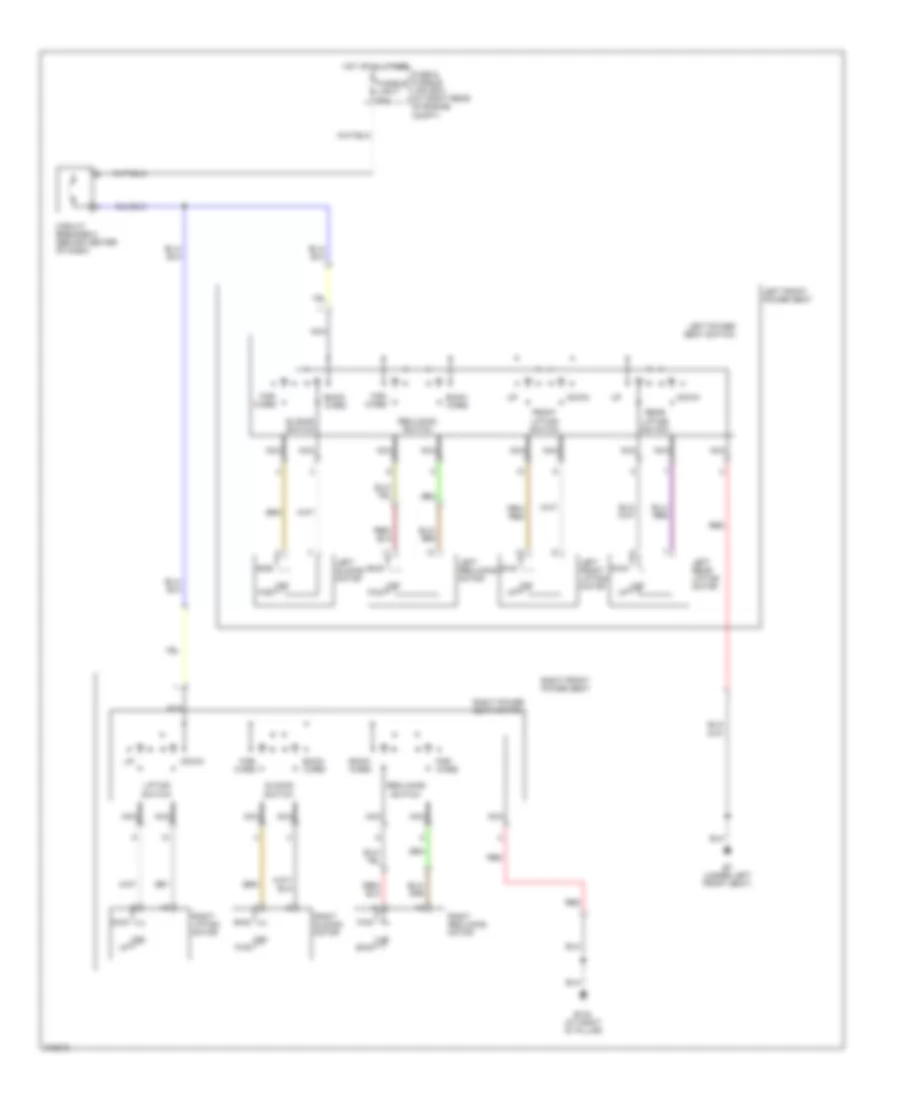 Power Seat Wiring Diagram for Nissan Armada LE 2005