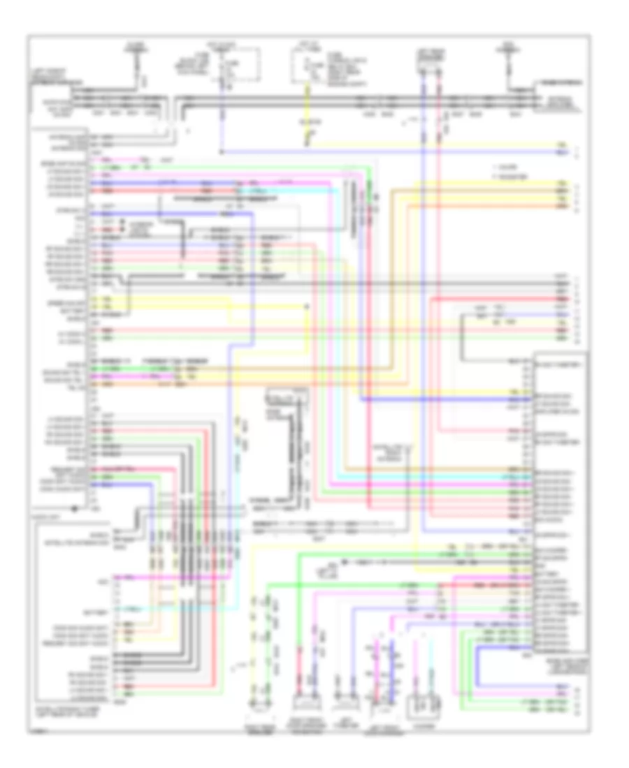 Radio Wiring Diagram Bose without Navigation 1 of 2 for Nissan 370Z Nismo 2012