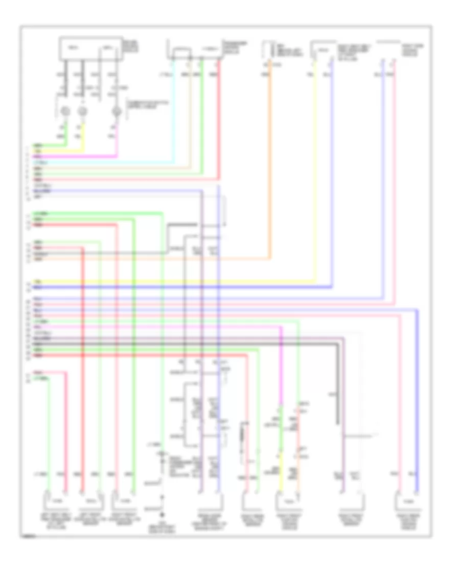 Supplemental Restraints Wiring Diagram (2 of 2) for Nissan Quest S 2014