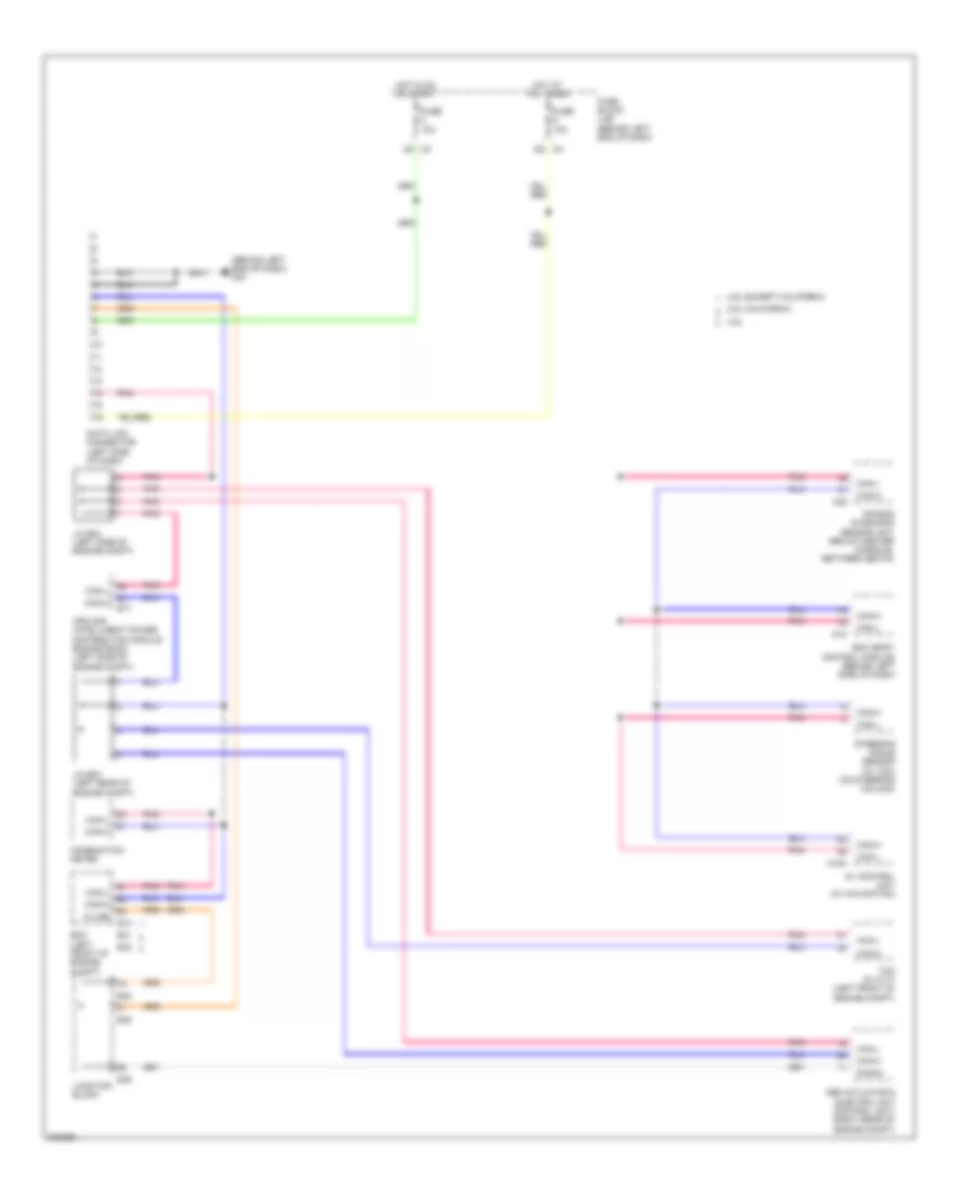 Computer Data Lines Wiring Diagram Except Hybrid for Nissan Altima 2010