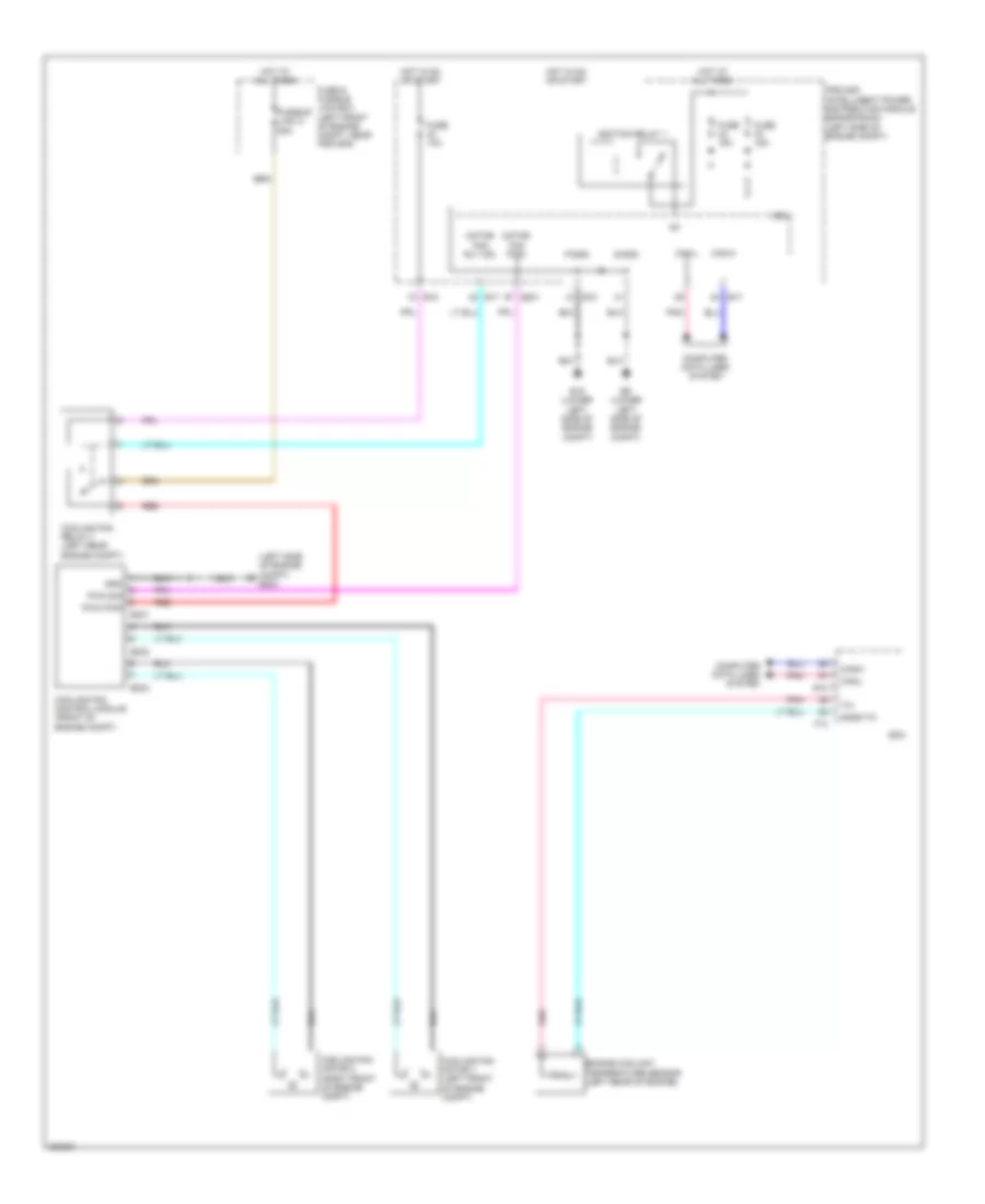 Cooling Fan Wiring Diagram Hybrid for Nissan Altima 2010