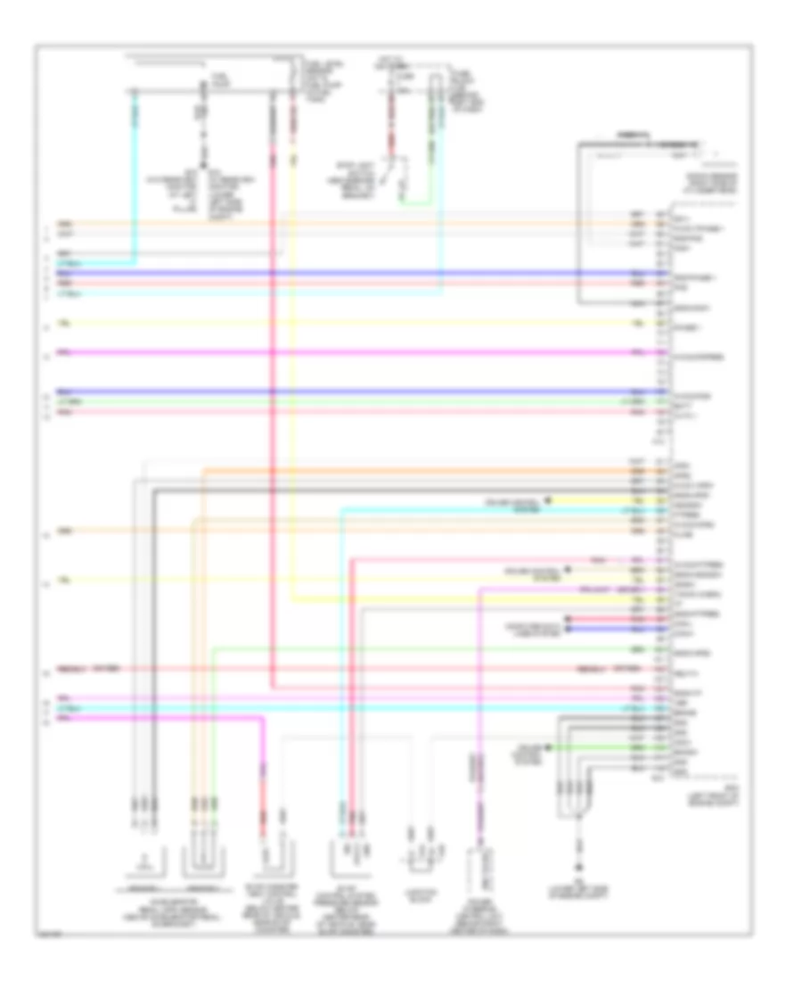 2 5L Engine Performance Wiring Diagram Except California Except Hybrid 4 of 4 for Nissan Altima 2010