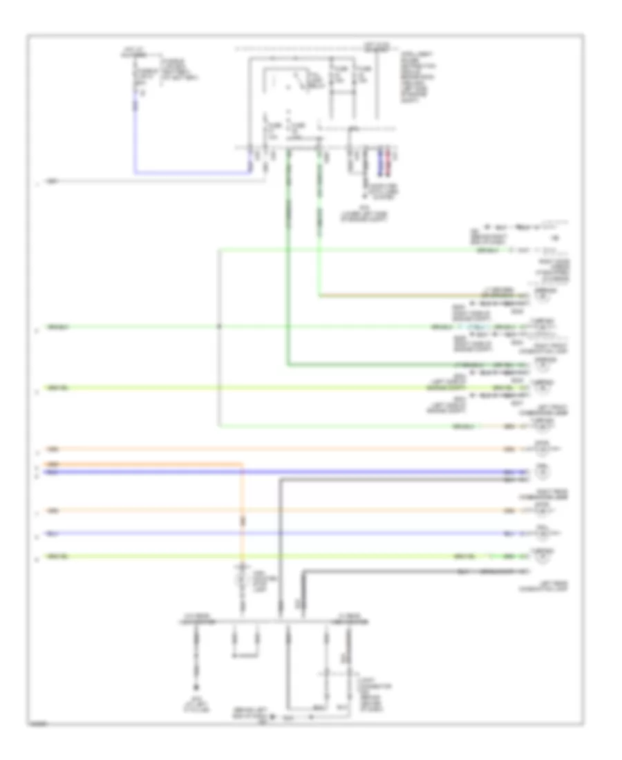Exterior Lamps Wiring Diagram, Coupe (2 of 2) for Nissan Altima 2010