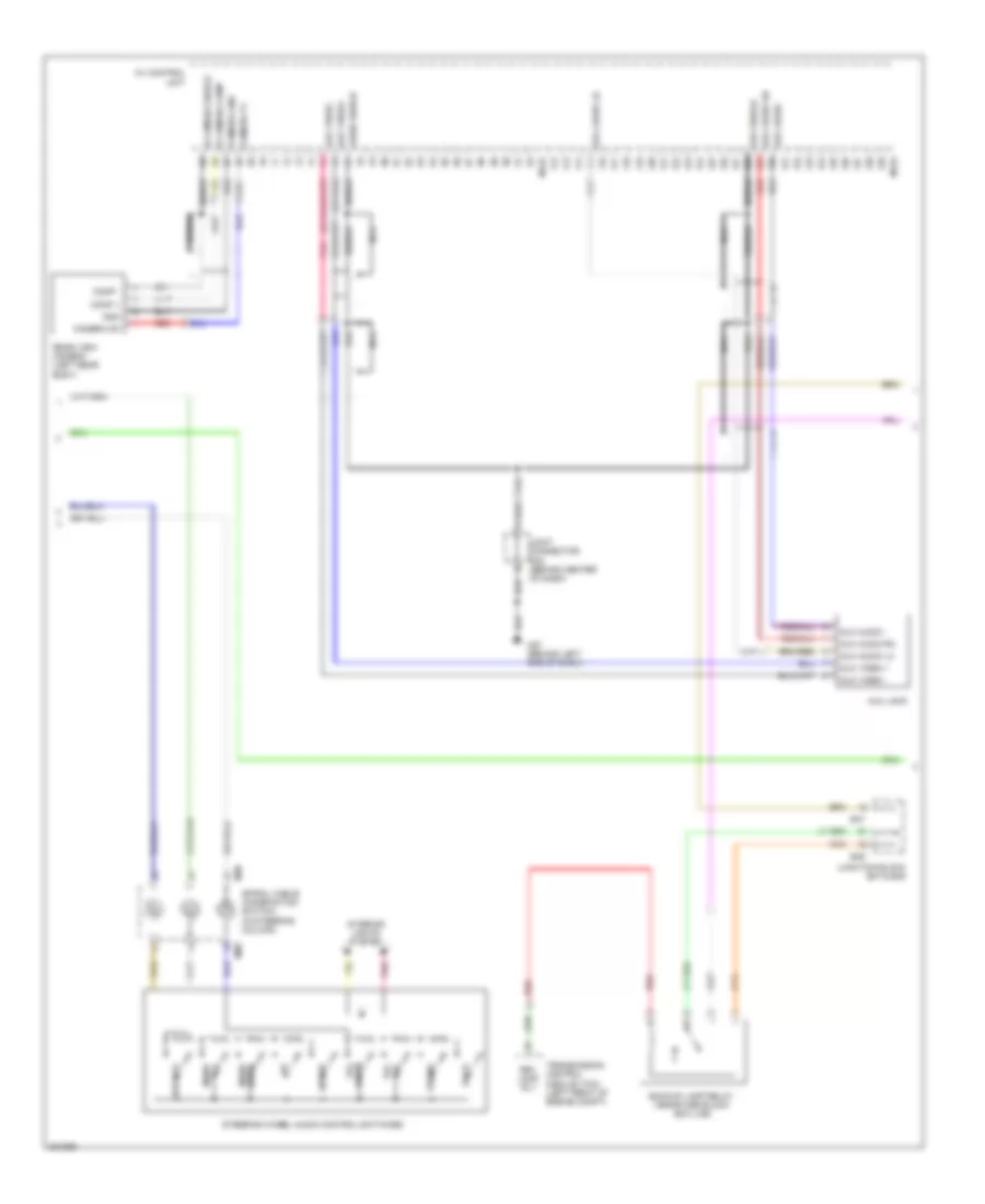 Navigation Wiring Diagram, Coupe (2 of 3) for Nissan Altima 2010