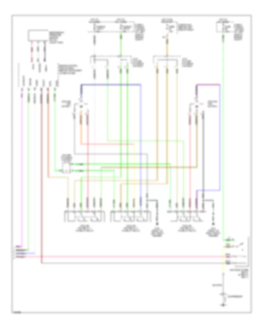 Automatic A C Wiring Diagram 2 of 2 for Nissan Maxima SE 2001