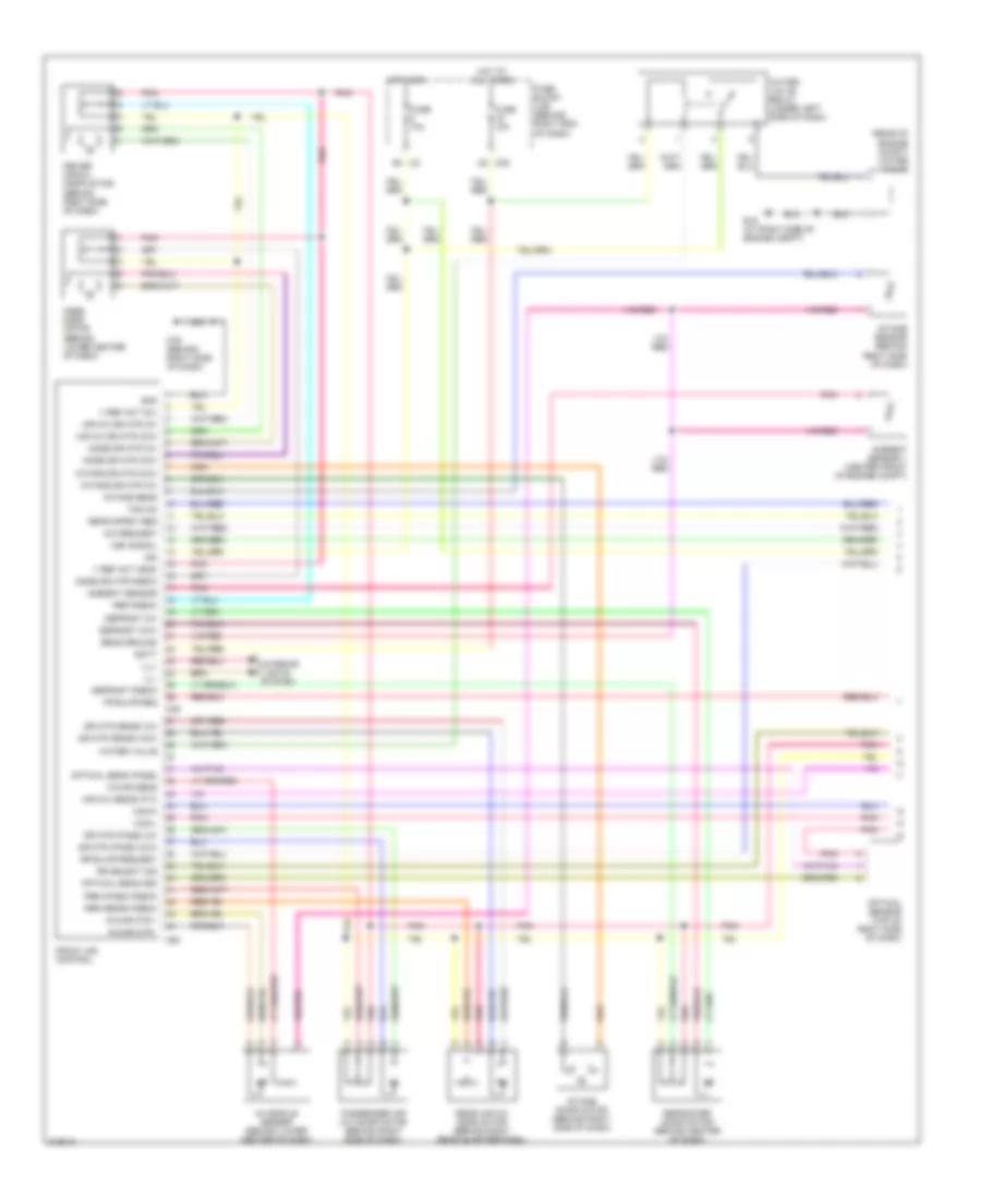 Automatic A C Wiring Diagram 1 of 3 for Nissan Armada SE 2005