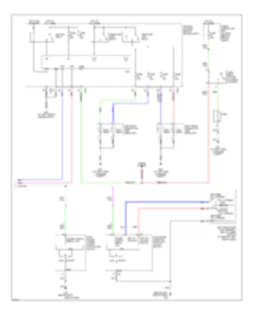 Forced Entry Wiring Diagram 2 of 2 for Nissan Armada SE 2005