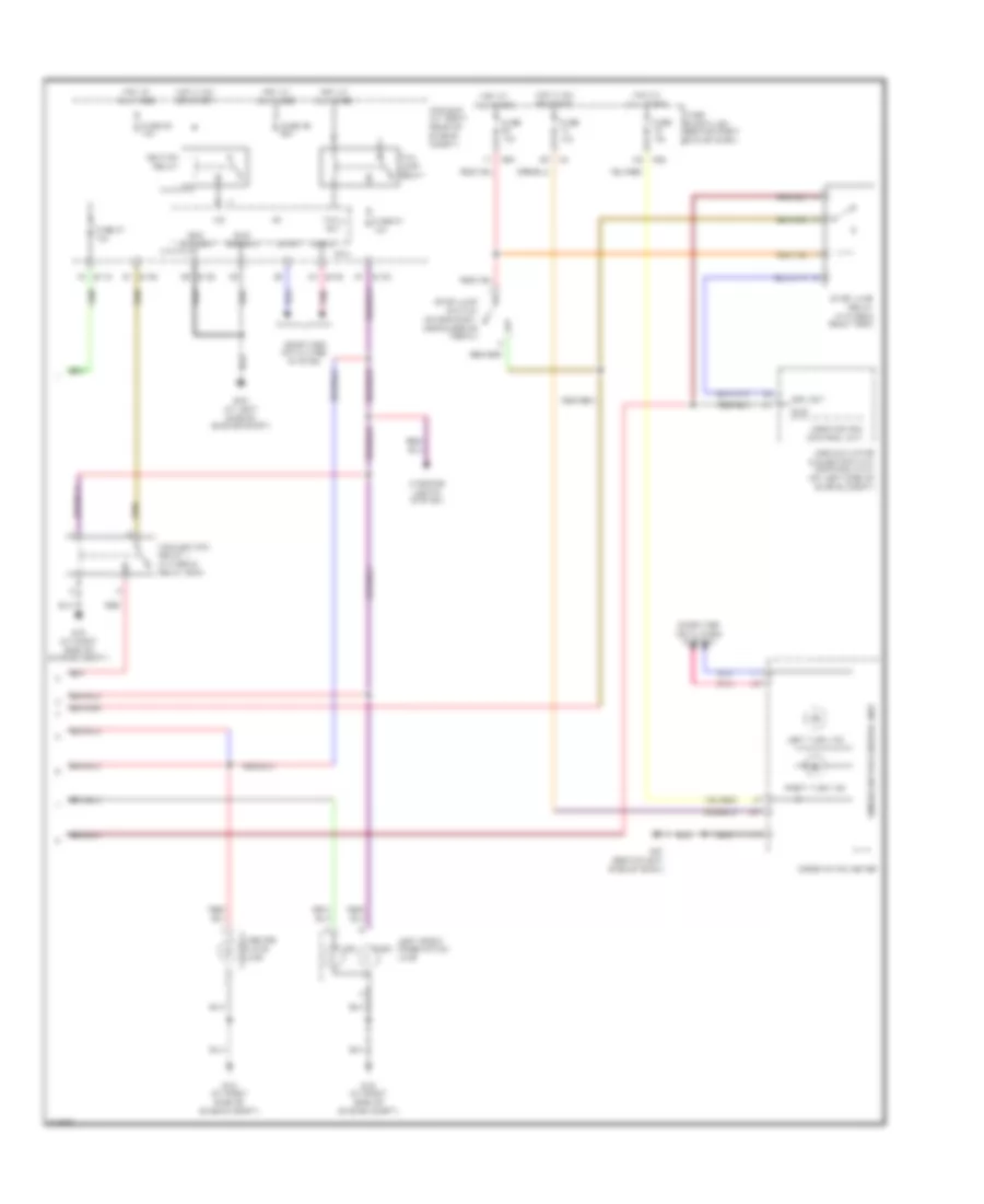 Exterior Lamps  Trailer connector Wiring Diagram (2 of 2) for Nissan Armada SE 2005