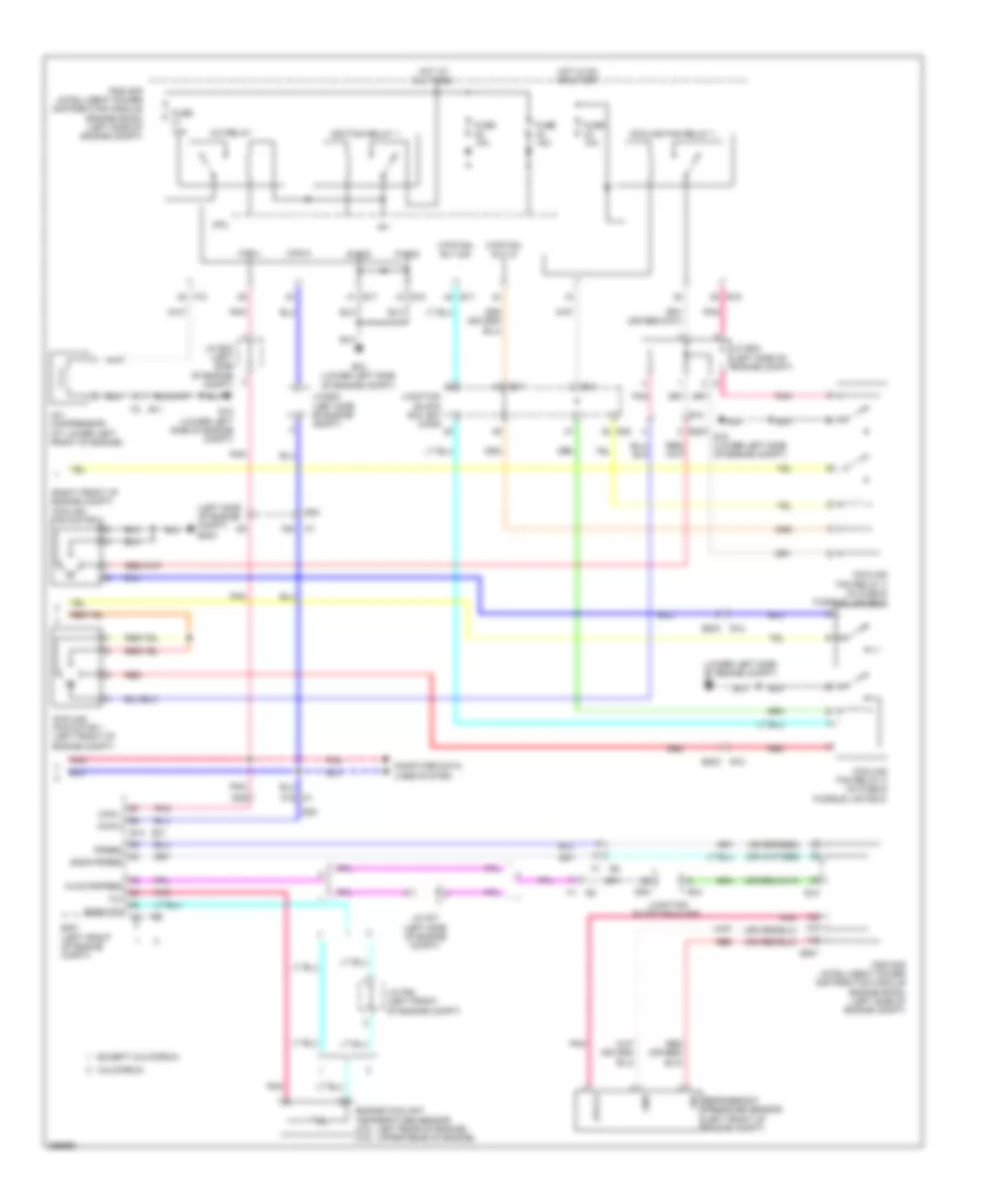 Automatic AC Wiring Diagram, Coupe (2 of 2) for Nissan Altima 2013