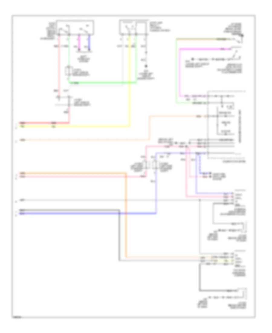 Anti-lock Brakes Wiring Diagram, Coupe (2 of 2) for Nissan Altima 2013