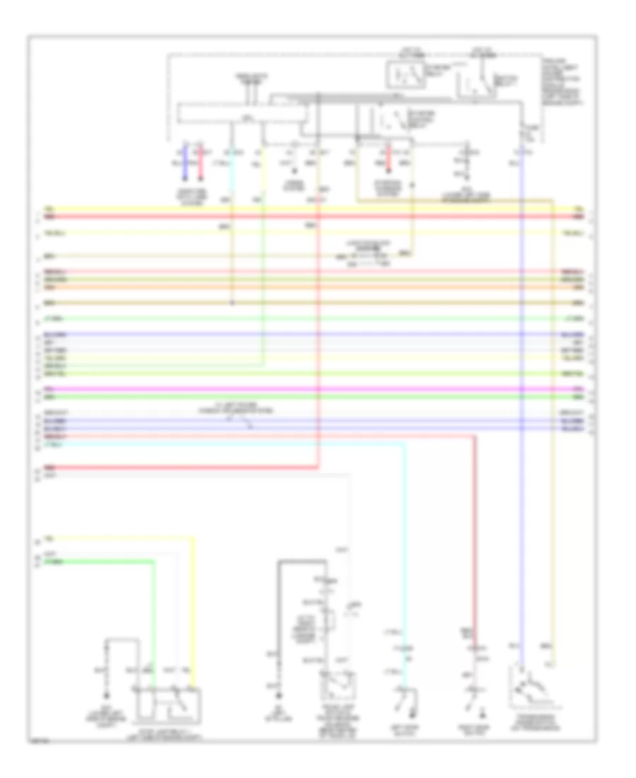 Forced Entry Wiring Diagram, Coupe without Intelligent Key Unit (2 of 3) for Nissan Altima 2013