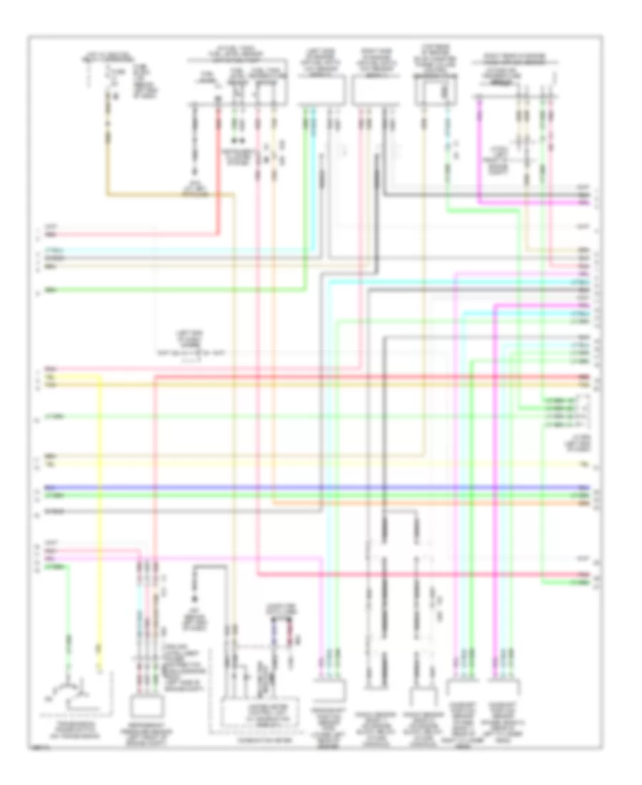3.5L, Engine Performance Wiring Diagram (3 of 4) for Nissan Altima 2013