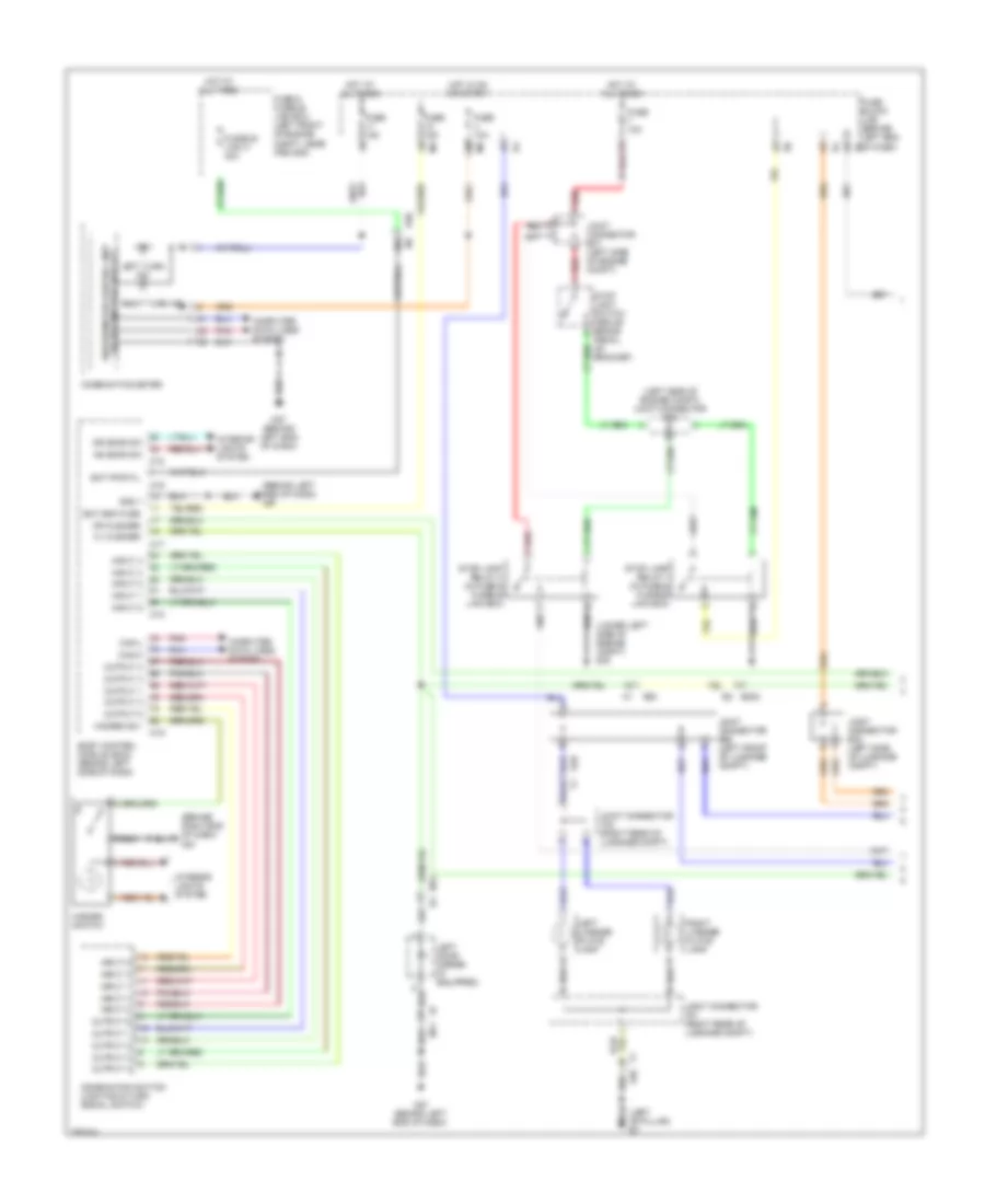 Exterior Lamps Wiring Diagram, Coupe (1 of 2) for Nissan Altima 2013
