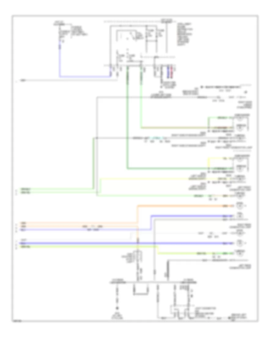 Exterior Lamps Wiring Diagram, Coupe (2 of 2) for Nissan Altima 2013