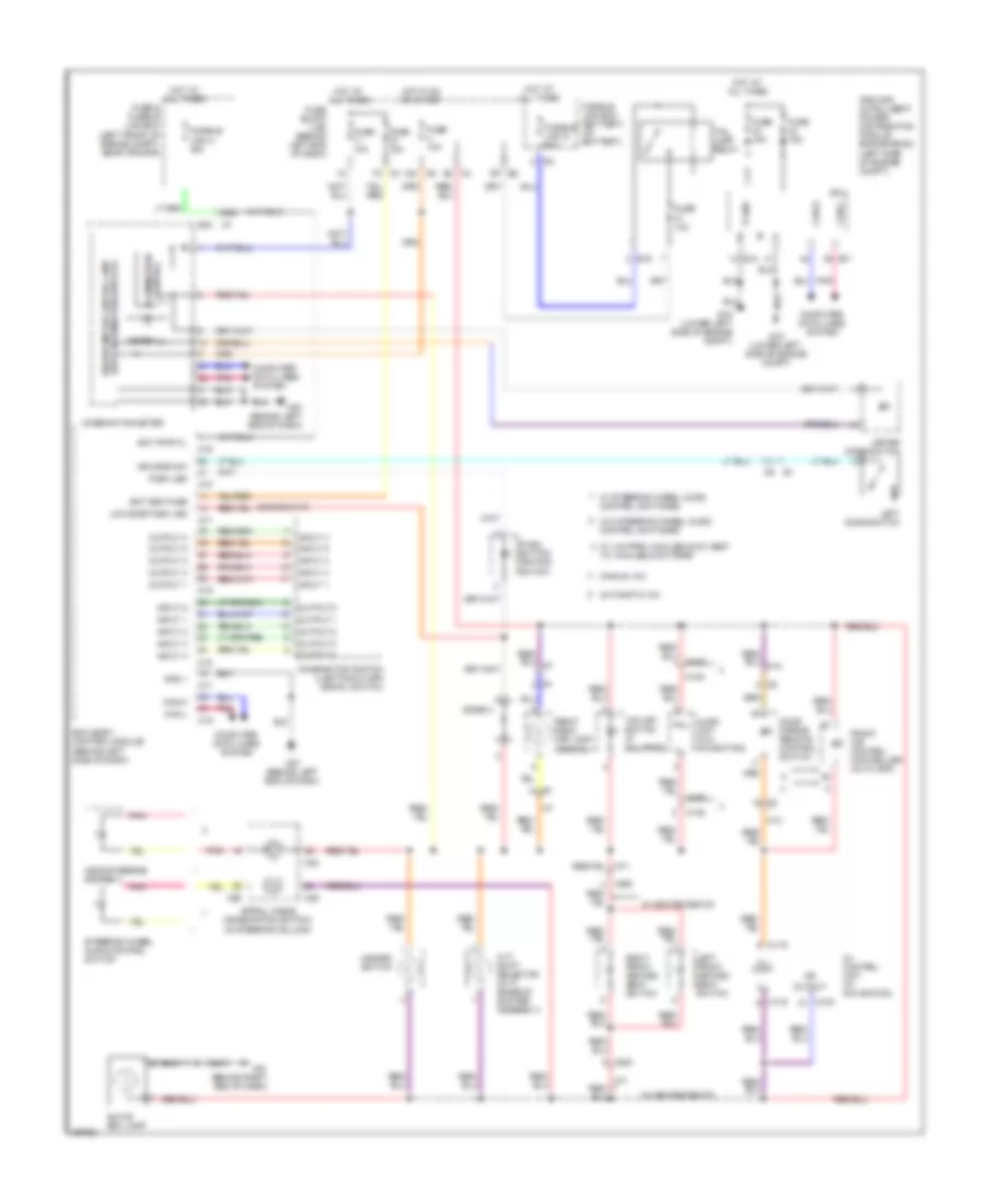 Instrument Illumination Wiring Diagram, Coupe for Nissan Altima 2013