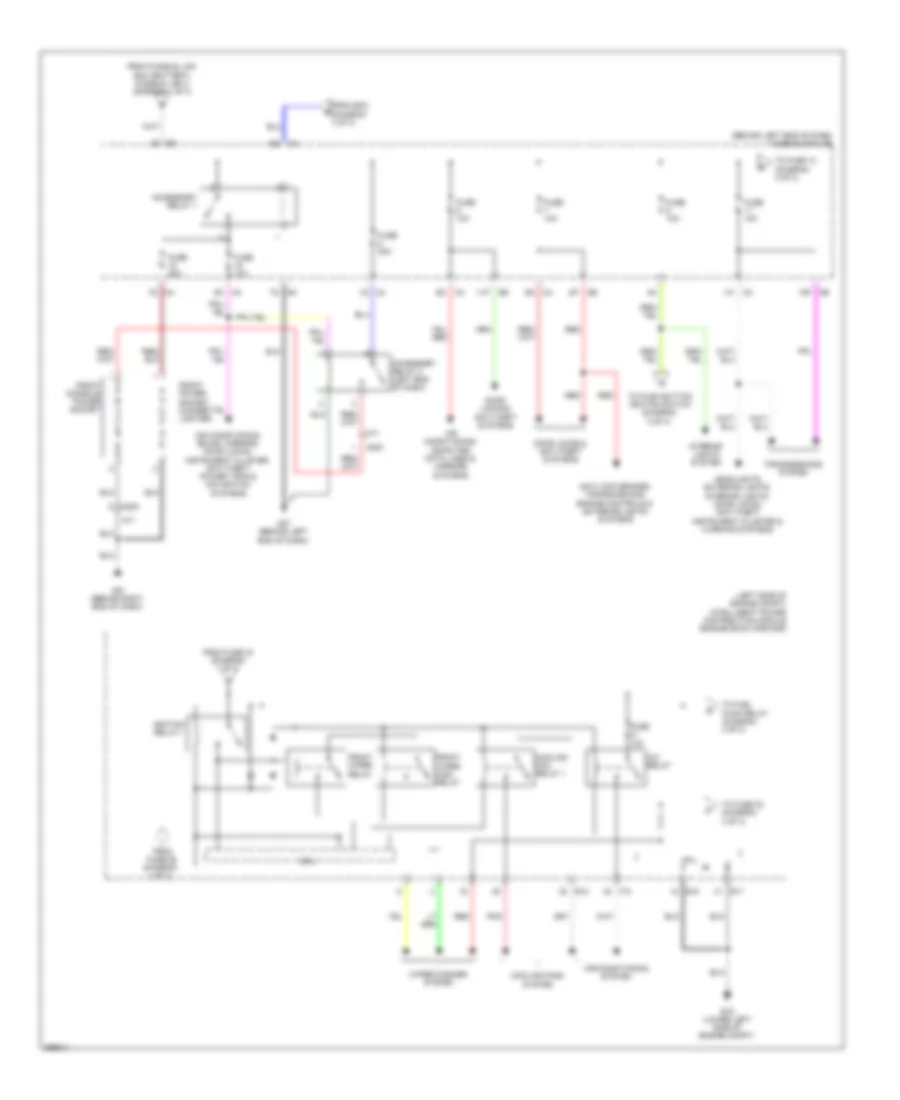Power Distribution Wiring Diagram, Coupe (2 of 3) for Nissan Altima 2013