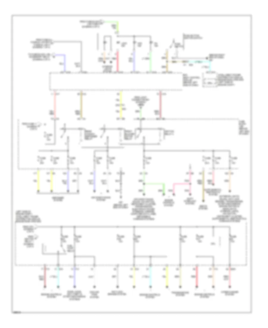 Power Distribution Wiring Diagram, Coupe (3 of 3) for Nissan Altima 2013