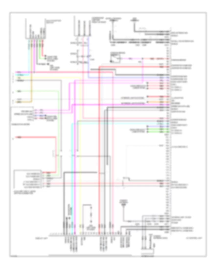 Radio Wiring Diagram, Bose (3 of 3) for Nissan GT-R Black Edition 2014