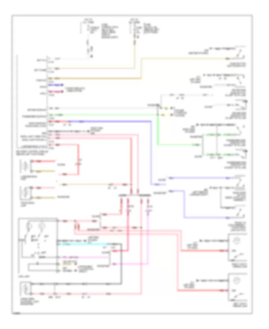 Courtesy Lamps Wiring Diagram for Nissan 370Z Touring 2012