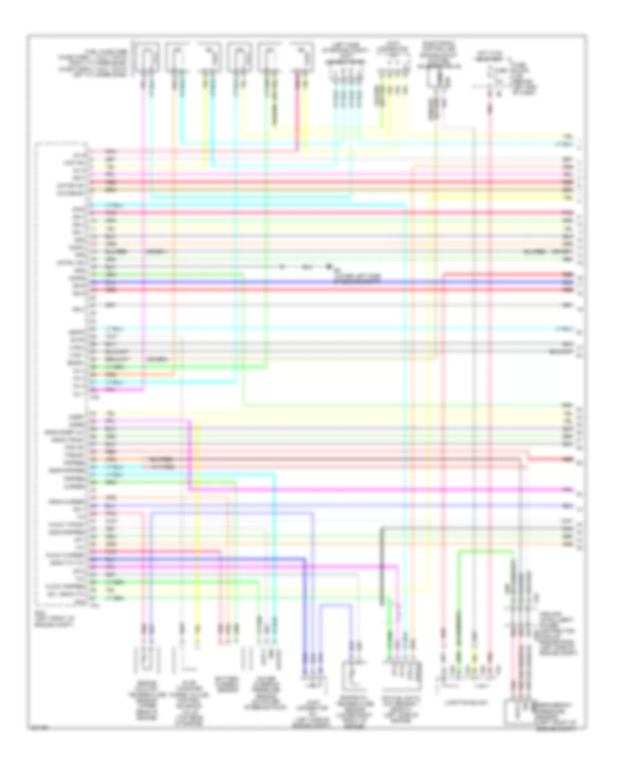 3.5L, Engine Performance Wiring Diagram (1 of 4) for Nissan Altima Hybrid 2010