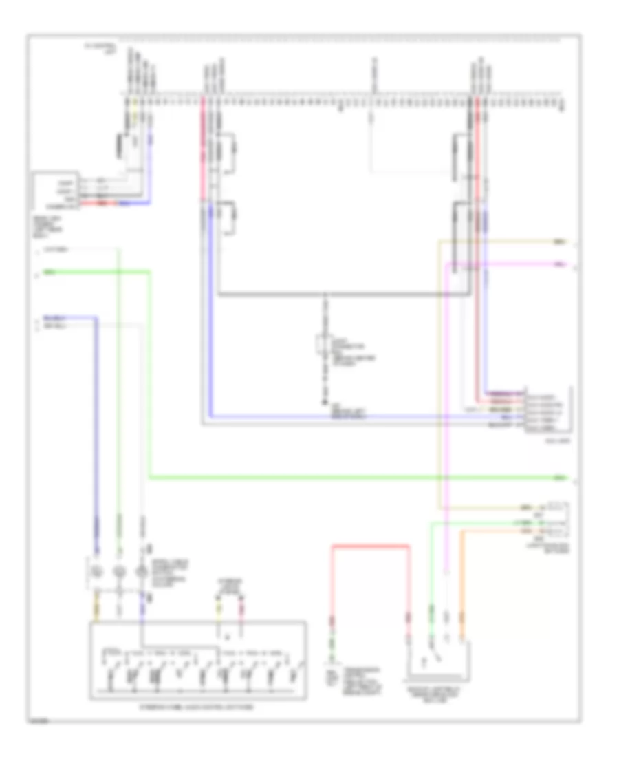 Navigation Wiring Diagram Coupe 2 of 3 for Nissan Altima Hybrid 2010