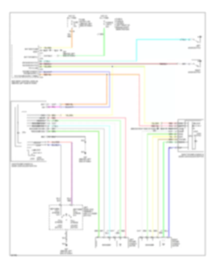 Power Windows Wiring Diagram Coupe with Driver  Passenger Side Anti Pinch System for Nissan Altima Hybrid 2010