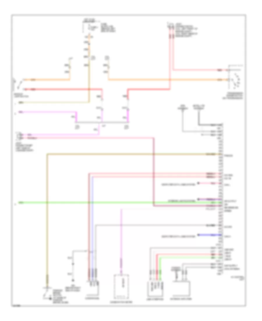 Bose Radio Wiring Diagram, Sedan, Except Hybrid with Navigation (3 of 3) for Nissan Altima Hybrid 2010