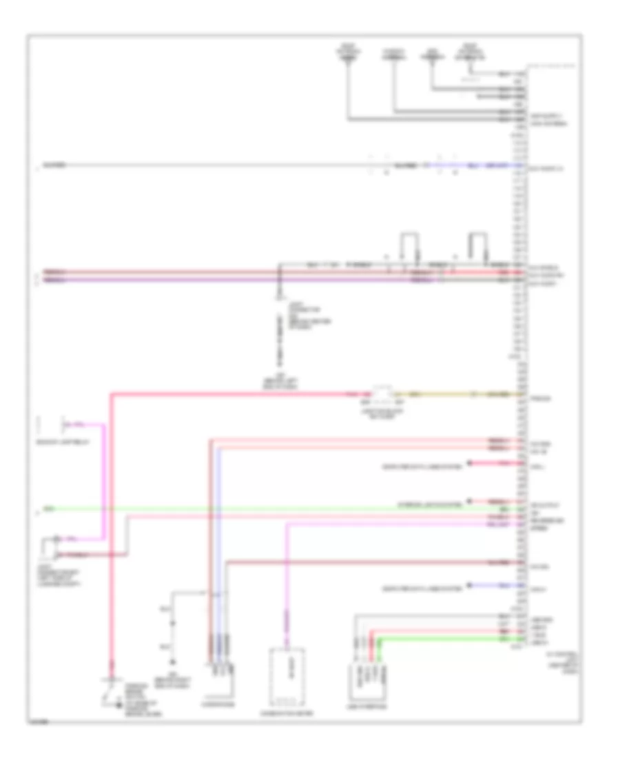 Bose Radio Wiring Diagram Sedan Hybrid with Navigation 3 of 3 for Nissan Altima Hybrid 2010