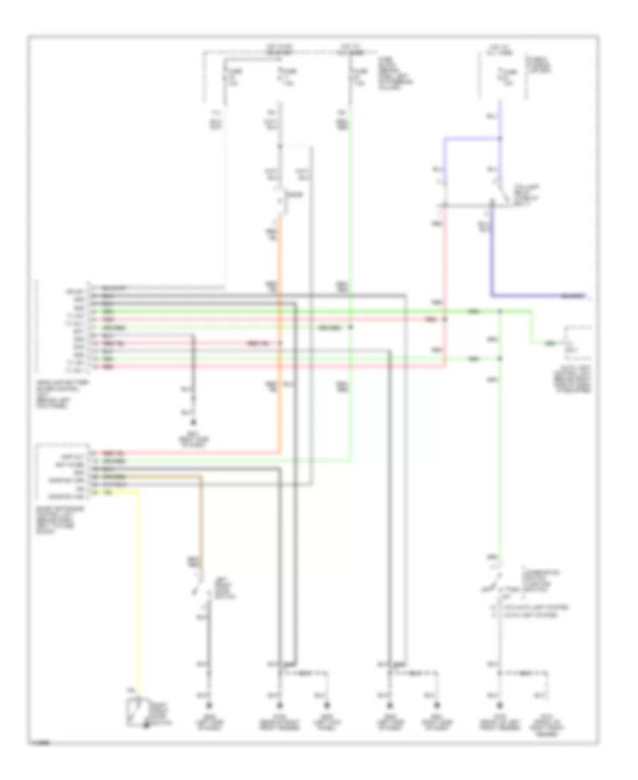 Instrument Illumination Wiring Diagram (1 of 2) for Nissan Pathfinder LE 2001