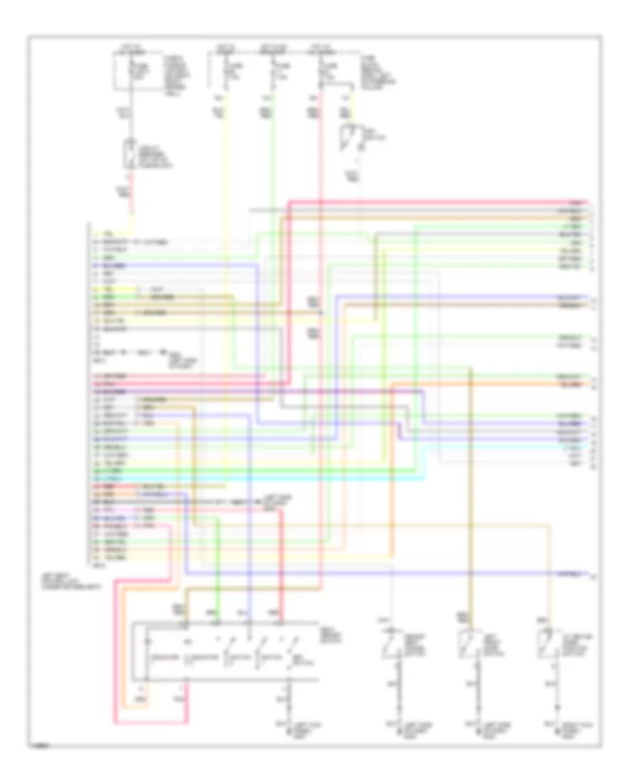 Memory Seat Wiring Diagram 1 of 2 for Nissan Pathfinder LE 2001