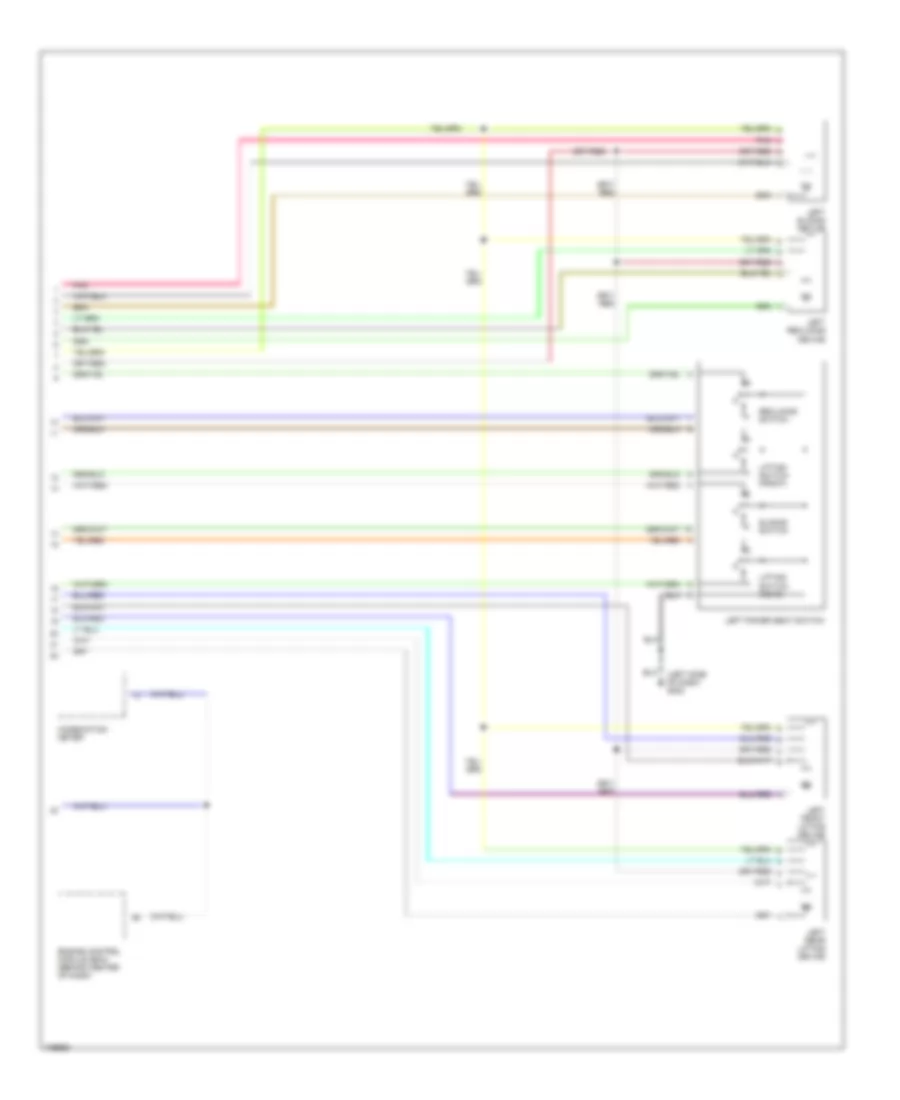 Memory Seat Wiring Diagram 2 of 2 for Nissan Pathfinder LE 2001