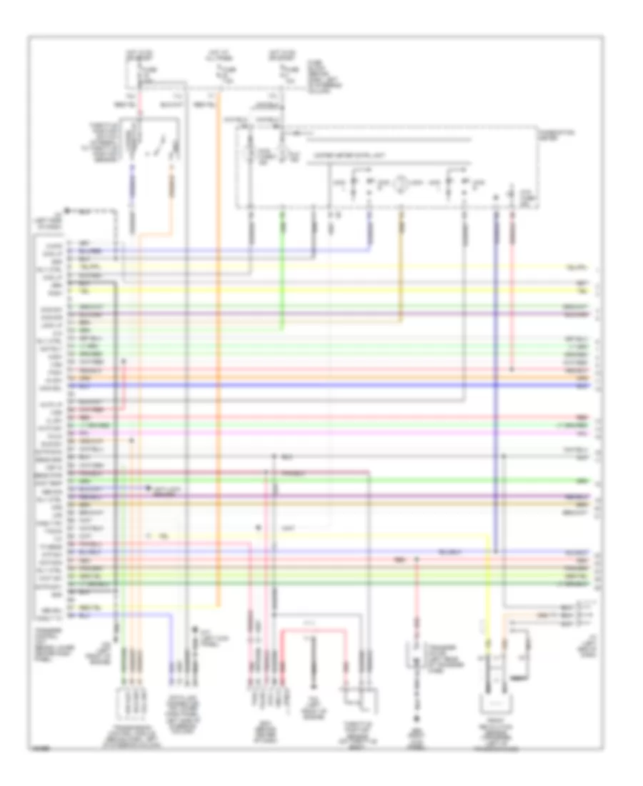 4WD Wiring Diagram 1 of 2 for Nissan Pathfinder LE 2001