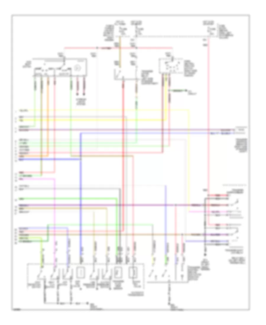4WD Wiring Diagram 2 of 2 for Nissan Pathfinder LE 2001