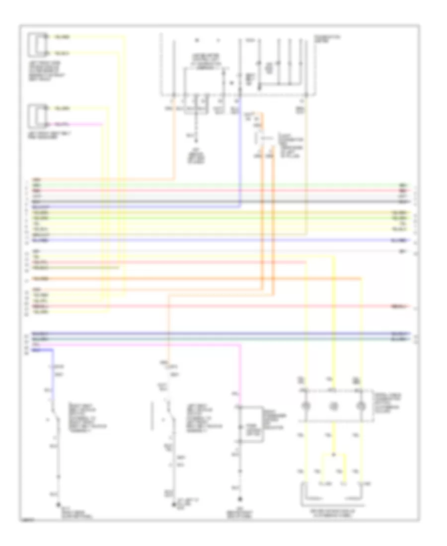Supplemental Restraints Wiring Diagram, Coupe (2 of 3) for Nissan Altima S 2013