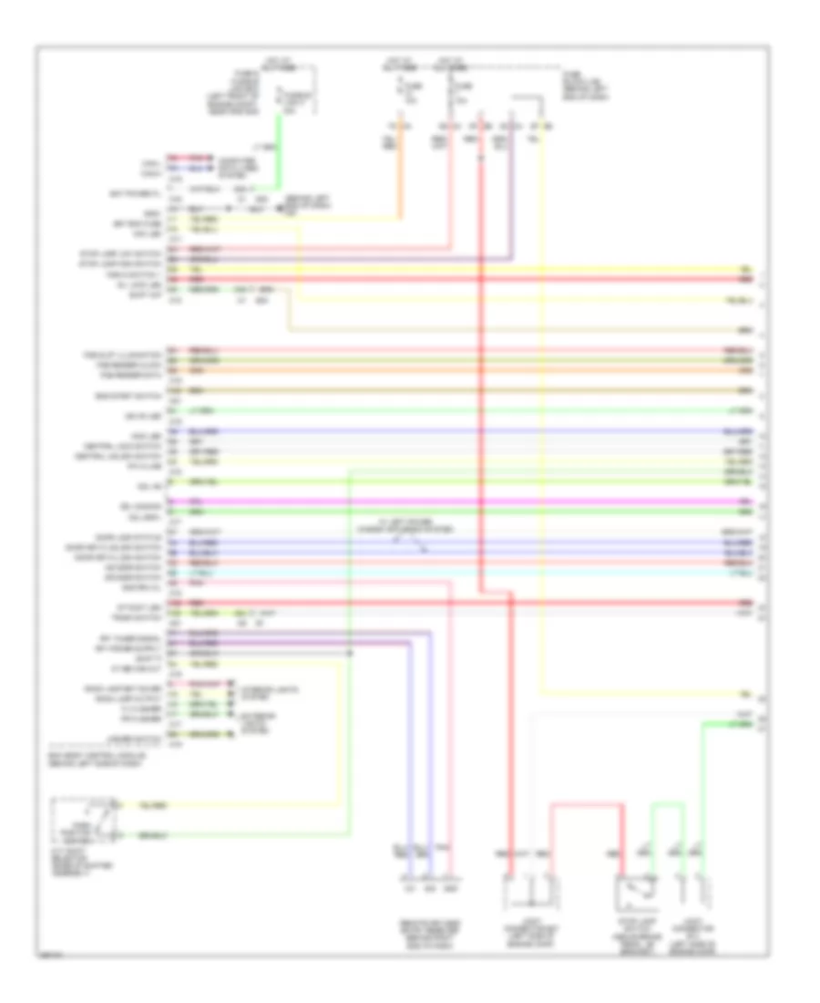 Forced Entry Wiring Diagram Coupe without Intelligent Key Unit 1 of 3 for Nissan Altima S 2013